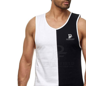 Quick Dry Breathable Knitted Casual Men's <b>Stringer</b> <b>Vest</b> Cotton/Polyester Fabric Sleeveless Workout Wear Wholesale Low Price - Product Image 6