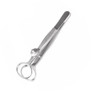 Desmarais Chalazion Forceps Tweezers Oval Ring 12x14 mm Stainless Steel Ophthalmic Surgical Instrument Custom OEM Metal Tool - Product Image 1