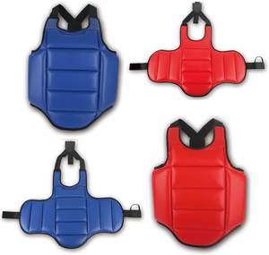 Protège-poitrine de combat en cuir PU de haute qualité avec logo personnalisé, ajustable pour l'entraînement et le sparring de Taekwondo et la boxe - Product Image 5