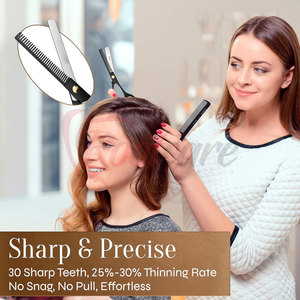 High Quality Hair Thinning <b>Scissors</b> Salon Styling Tool Hair Thinning <b>Scissors</b> Smooth Finish Professional Use - Product Image 3
