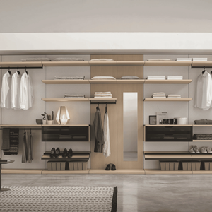 Armario Abierto de Madera Moderno Personalizado JY Project, Mueble de Dormitorio de Lujo en MDF, Gran Capacidad y Durabilidad - Product Image 5