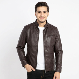 Chaqueta de Motociclista Clásica para Hombre, Diseño Moderno 2026, Precio Económico, Chaqueta de Cuero Sintético PU para Motocicleta - Product Image 5