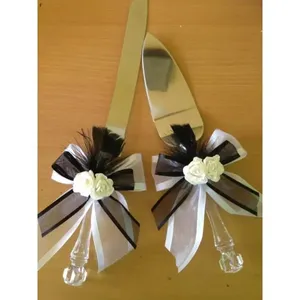 Elegante Juego de Servir para Pastel y Queso con Diseño Metálico, Ideal para Bodas y Celebraciones Familiares - Product Image 6