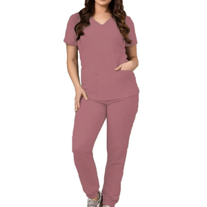 Female Male Custom Logo V-Neck Scrubs <b>Suits</b> <b>Men</b>/Women Nurse Uniforms With Tops Pants Dental Hospital Medical Uniforms Sets - Product Image 1