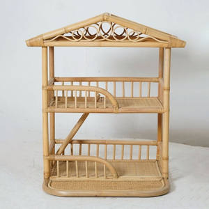 Casa de muñecas miniatura hecha a mano de madera y ratán, casa de juegos para muñecas, juguete para niños, casas de muñecas, accesorios para muñecas, venta al por mayor - Product Image 1