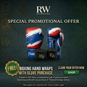 Gants de boxe personnalisés légers avec design du drapeau thaïlandais, en cuir de vachette de qualité supérieure pour le Muay Thai et l'entraînement professionnel, unisexe - Product Image 2