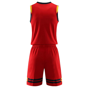 Camiseta Deportiva Transpirable de Malla Multicolor con Cuello en V y Estampado por Transferencia Térmica, de Secado Rápido, Unisex, Ropa Deportiva Personalizable para Equipos - Product Image 4