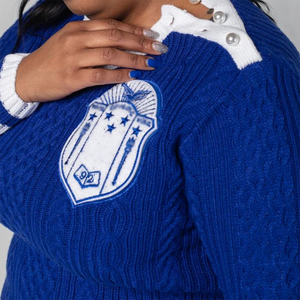 Gráfico Vintage de gran tamaño personalizado Zeta Phi Beta Soror bordado mujer negro Premium camiseta - Product Image 2