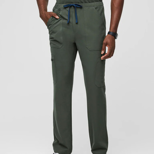 Medical Uniform Men Nursing Scrub <b>Sets</b> Stretch Short Sleeve safety wear quick dry Clinic Medical Uniforms for Lab <b>Doctor</b> - Product Image 2