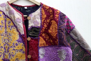 Veste indienne Manteau femme Veste bohème femme - Product Image 3