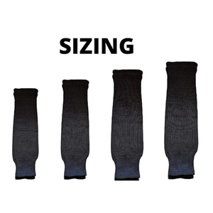 Guêtres tricotées rayées de qualité supérieure, noires, blanches et orange, pour le hockey sur gazon, unisexe - Product Image 4