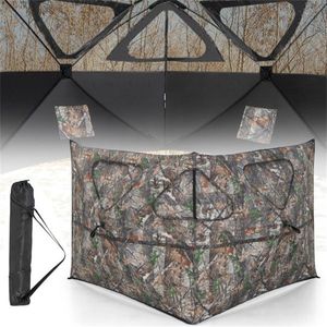 Capanno da Caccia Pop-Up a 2 Pannelli in Tela Impermeabile con 3 Porte Trasversali per Uso Esterno - Product Image 1