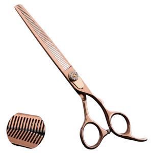 Tijeras de Doble Cara de Acero Inoxidable para Peluquería Canina - Product Image 1