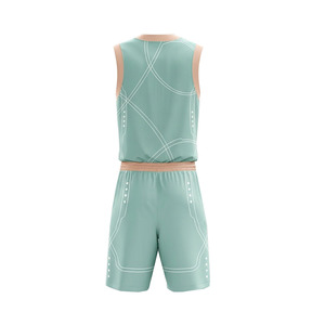 Uniforme de Baloncesto sin Mangas con Cuello en V, Transpirable, con Estampado Geométrico Sublimado, que Absorbe la Humedad - Product Image 4