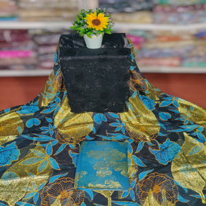 Tissu de robe de mariée traditionnel somalien Fransawi en jacquard de chiffon 100% soie, écologique, antistatique, respirant, pour filles et femmes - Product Image 1