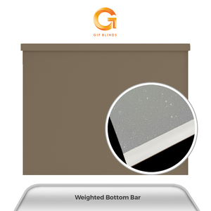 Persianas Enrollables Básicas Mate Marrones GB10118 168x183cm, Superventas en Malasia, para Hogar y Oficina, B2B, OEM, Mejor Proveedor, Alto Rendimiento - Product Image 4