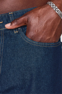 Pantalones Vaqueros de Mezclilla para Hombre, Nueva Colección de Alta Gama, Corte Recto y Ajustado, Transpirables, Casuales, para Todas las Temporadas - Product Image 5