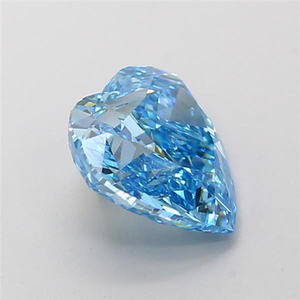 Magnifique diamant bleu taille cœur de 5 carats |   Diamant rare fantaisie coloré et romantique pour un chef-d'œuvre de joaillerie de luxe sur mesure - Product Image 5