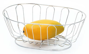 Élégante assiette à fruits structurée qui rehausse les arrangements de la table à manger, texture métallique raffinée qui sublimate le décor dans son ensemble. - Product Image 6