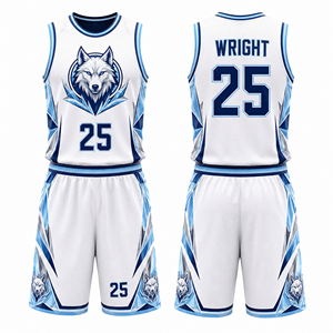Ensemble Maillot et Short de Basketball Col en V Personnalisé – Tenue d'Entraînement et Vêtements d'Équipe en Gros pour Joueurs - Product Image 2