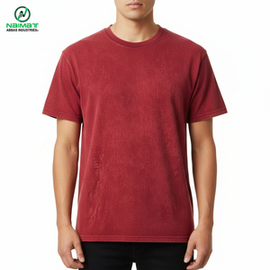 Camisetas de Hombre en Tendencia, Color Gris Jaspeado, Corte Regular, Cuello Redondo, Camisetas Casuales de Alta Calidad, Fabricante con Diseño Personalizado - Product Image 3