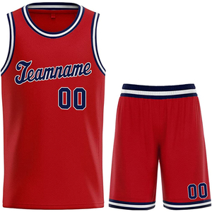 Ensemble de maillots de basket-ball personnalisés sans manches en mesh respirant pour équipe - Product Image 3