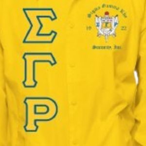 Chaqueta con Cremallera de Nailon Sigma Gamma Rho, Cortavientos Forrado para Hermandad Griega, Personalizado con Impresión, Ropa Deportiva Ligera Informal - Product Image 4
