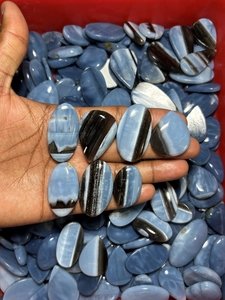 Ópalo Azul Natural de Grado AAA, Cabujón Pulido Liso, Cristal Curativo, Gema Suelta para Joyería Hecha a Mano, ASHU GEMS - Product Image 3