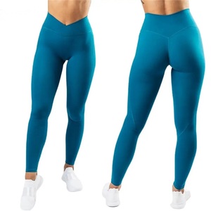 New Arrival 2026 High Waist Knitted Yoga <b>Leggings</b> for <b>Women</b>-Eco-Friendly Breathable Outdoor Fitness Tight <b>Leggings</b> - Product Image 4