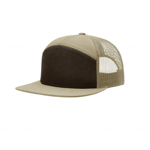 Gorras de Camionero de Malla de 7 Paneles de Fábrica Vietnamita, Gorras Snapback con Logotipo Personalizado, Estilo Hip Hop con Visera Plana para Usar en la Playa - Product Image 5