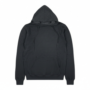 Oversized Distressed Hoodie Vintage Washed <b>Black</b> Heavy Cotton Streetwear Loose Fit Pullover Hooded <b>Sweatshirt</b> For Men And Womens - Product Image 4