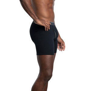 Breathable Wholesale Custom Logo Casual Factory Hot Sale Mens <b>Boxer</b> Briefs Custom Design Comfortable Men Underwear - Product Image 5