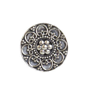 ต่างหูที่ซับซ้อนด้วยพลอยอัญมณีล้ำค่าชุบโรเดียมและทำด้วยมือเครื่องประดับคุณภาพสูง - Product Image 1