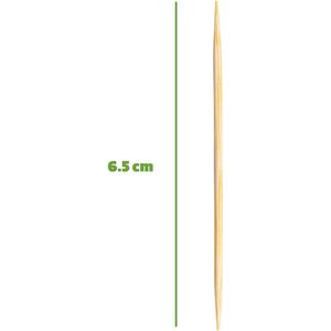 Confezione Conveniente [1500 Pezzi] Stuzzicadenti in Bambù a Doppia Punta per Antipasti e Frutta - Product Image 2
