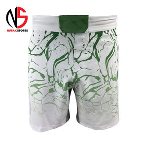 Crea tus propios shorts de MMA con impresión personalizada, shorts de boxeo de satén, shorts de boxeo para gimnasio, ropa de combate, shorts de Muay Thai con servicio OEM. - Product Image 1