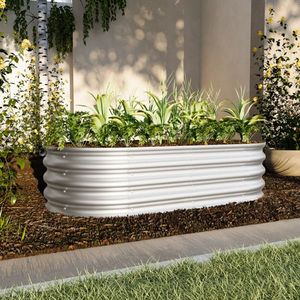Kit de jardinière surélevée galvanisée 4x2x1 pied (4 pots) pour légumes, fleurs et herbes d'extérieur - Product Image 5