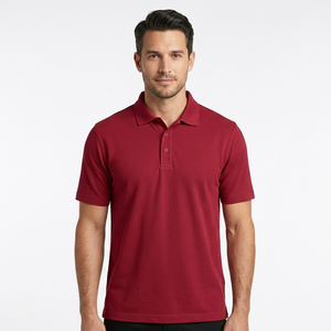 Chemises polo en polyester Dry Fit pour hommes, vêtements de sport de golf, chemise de sport respirante à séchage rapide, uniforme d'entraînement, haut à col - Product Image 2