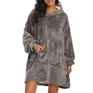 Sudadera con Capucha para Mujer, Nueva Llegada 2026, Cálida y Cómoda, Tejido Personalizado de Felpa Sherpa, Impermeable, con Logotipo y Color Personalizados - Product Image 3