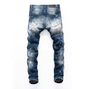 Custom Logo <b>Men</b> Fashion Denim <b>Jeans</b> Custom Size Breathable Slim <b>Jeans</b> Pants for <b>Men</b> High Quality Custom <b>Jeans</b> Pant - Product Image 1