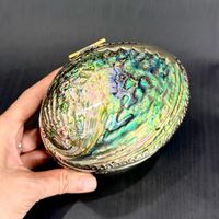 Boîte décorative artisanale en nacre pour le rangement de bijoux, porte-bijoux, coffret cadeau élégant, Vietnam