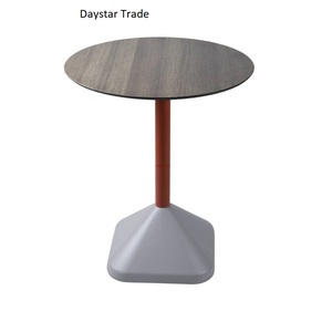 Table à manger rectangulaire moderne avec plateau en bois massif et pieds en métal |   Éco-responsable, 6 places, pour la maison, le bureau, l'hôtel - Product Image 1
