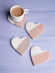 Juego de Posavasos de Mármol Más Vendido con Protección de Mesa Única, Duradera y Elegante para Tazas de Café, Disponible para la Venta - Product Image 3