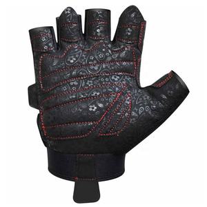 ถุงมือออกกำลังกายหนังแท้ OEM สำหรับทุกเพศ ระบายอากาศได้ดี เหมาะสำหรับฟิตเนส ยกน้ำหนัก สีและขนาดปรับแต่งได้ ใช้ได้ทั้งในร่มและกลางแจ้ง จับกระชับมือ - Product Image 3