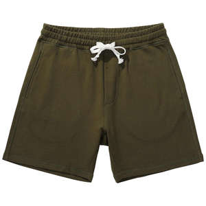 Wholesale Price <b>Men's</b> Polyester/Cotton Casual <b>Lounge</b> Fleece Jogger Gym <b>Shorts</b> High Waist Drawstring Eco-Friendly Quick Dry - Product Image 1