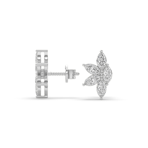 ต่างหูเพชรเลี้ยงในห้องปฏิบัติการ 0.60 กะรัต ทรงมาร์คีส์ ทอง 14K น้ำหนักเบา ดีไซน์โดดเด่น แฟชั่นทันสมัย ขายส่ง - Product Image 5