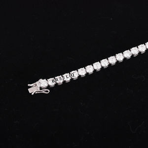 Bracelet tennis en argent sterling 925 avec diamants de laboratoire, design personnalisé, bijoux élégants et luxueux, nouvelle collection pour femmes - Product Image 4