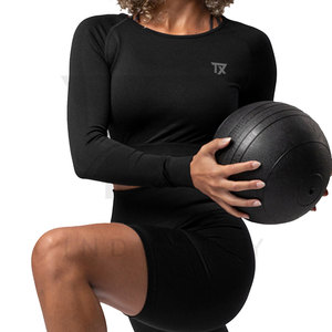 Top Corto para Mujer de Primera Calidad Más Vendido en Oferta Online, Top Corto para Mujer de Color Sólido - Product Image 5