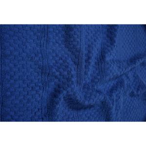 100% qualité coton 4 pièces éponge Plaid armure réutilisable haute absorption et sec torchon multi-usage doux écologique bleu serviette de nettoyage - Product Image 3