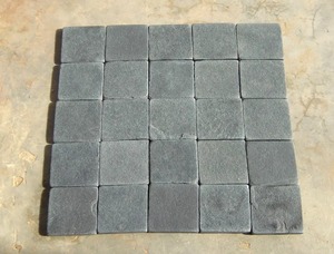 Dalles et carreaux de pavage en pierre calcaire noire durable et antidérapante pour la conception intérieure et extérieure - Product Image 5