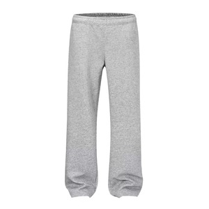 Men's <b>White</b> Fleece <b>Joggers</b> Elastic Waist Slim Fit Casual Pants Breathable Cotton Winter Wear - Product Image 4